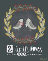 Framed 2 Turtledoves