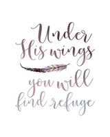 Framed Under His Wings