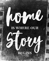 Framed Home Is Where Our Story Begins-Film