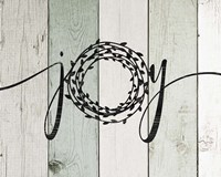 Framed Joy Rustic Wreath II