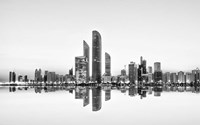 Framed Abu Dhabi Urban Reflection