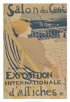 Framed Salon des Cent-Exposition Internationale d'affiches