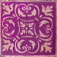 Framed Purple Mosaic