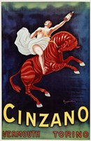 Framed Cinzano- Vermouth