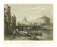 Framed Bridge of St. Angelo, Rome
