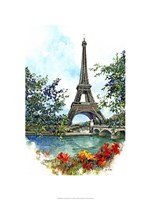 Framed Eiffel Tower - Paris, France