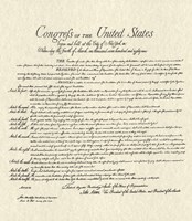 Framed Bill of Rights (Document)