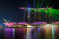 Framed Marina Bay Sands Lasershow