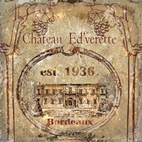 Framed 'Chateau Ed'verette' border=