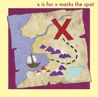 Framed 'X marks The Spot' border=