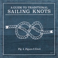 Framed Vintage Sailing Knots IV