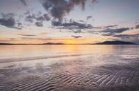 Framed Samish Bay Sunset II