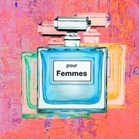 Framed 'Pour Femmes III' border=