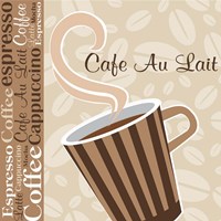 Framed Cafe Au Lait Cocoa Latte IX