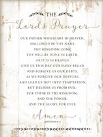 Framed Lord's Prayer