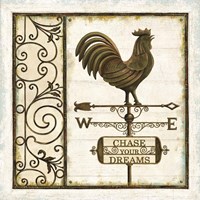 Framed 'Weathervane Wisdom II' border=