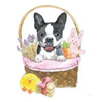 Framed Easter Pups VII