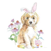 Framed Easter Pups IV