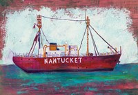 Framed Nantucket Lightship