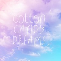 Framed 'Cotton Candy Dreams' border=