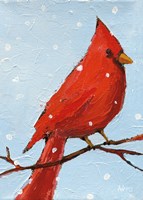 Framed Cardinal I