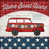Framed 'Home Sweet Home' border=
