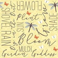 Framed Garden Goddess Word