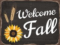 Framed Welcome Fall