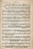 Framed Sheet of Music III