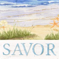 Framed Savor the Sea III