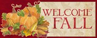 Framed Fall Harvest Welcome Fall sign
