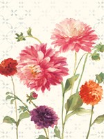 Framed Watercolor Floral VI