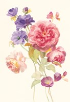 Framed Watercolor Flowers II