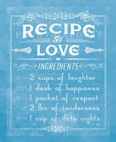 Framed Life Recipes I Blue