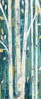 Framed Birches in Spring Panel I