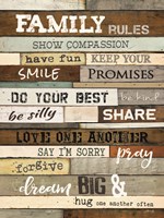 Framed Family Rules