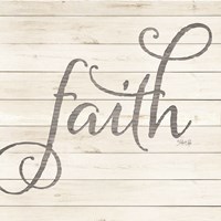 Framed Simple Words - Faith