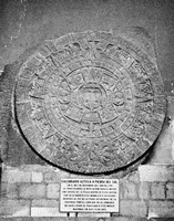 Framed Aztec Calendar Stone Of The Sun