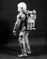 Framed 1960s Side View Of Astronaut