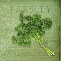 Framed 'Classic Herbs Parsley' border=