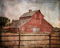 Framed York Road Barn