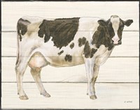 Framed Country Cow VII