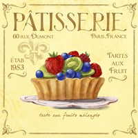 Framed 'Patisserie 7' border=