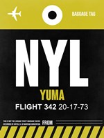 Framed NYL Yuma Luggage Tag II