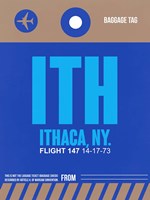 Framed ITH Ithaca Luggage Tag II