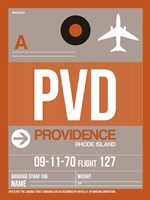 Framed PVD Providence Luggage Tag II