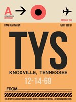 Framed TYS Knoxville Luggage Tag I