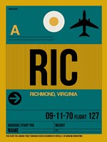 Framed RIC Richmond Luggage Tag I