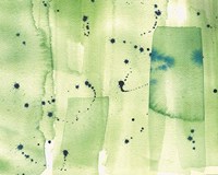Framed 'Abstract Green Watercolor 2' border=
