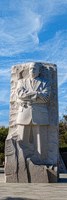 Framed Martin Luther King Jr. Memorial at West Potomac Park, Washington DC